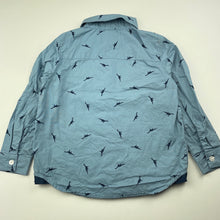 Load image into Gallery viewer, Boys Tilt, cotton long sleeve shirt, dinosaurs, GUC, size 4,  