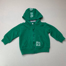 Load image into Gallery viewer, Boys Prenatal, green zip hoodie sweater, GUC, size 0,  