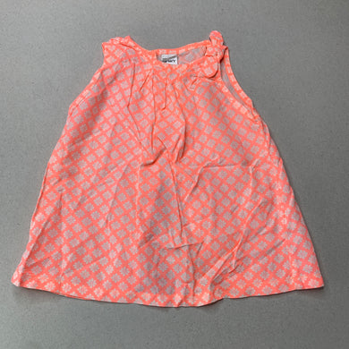 Girls Carters, lightweight floral summer top, small mark on back, FUC, size 12 months,  