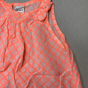 Girls Carters, lightweight floral summer top, small mark on back, FUC, size 12 months,  
