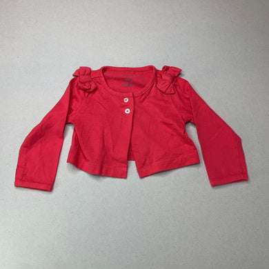 Girls Carters, lightweight cotton long sleeve top, EUC, size 12 months,  