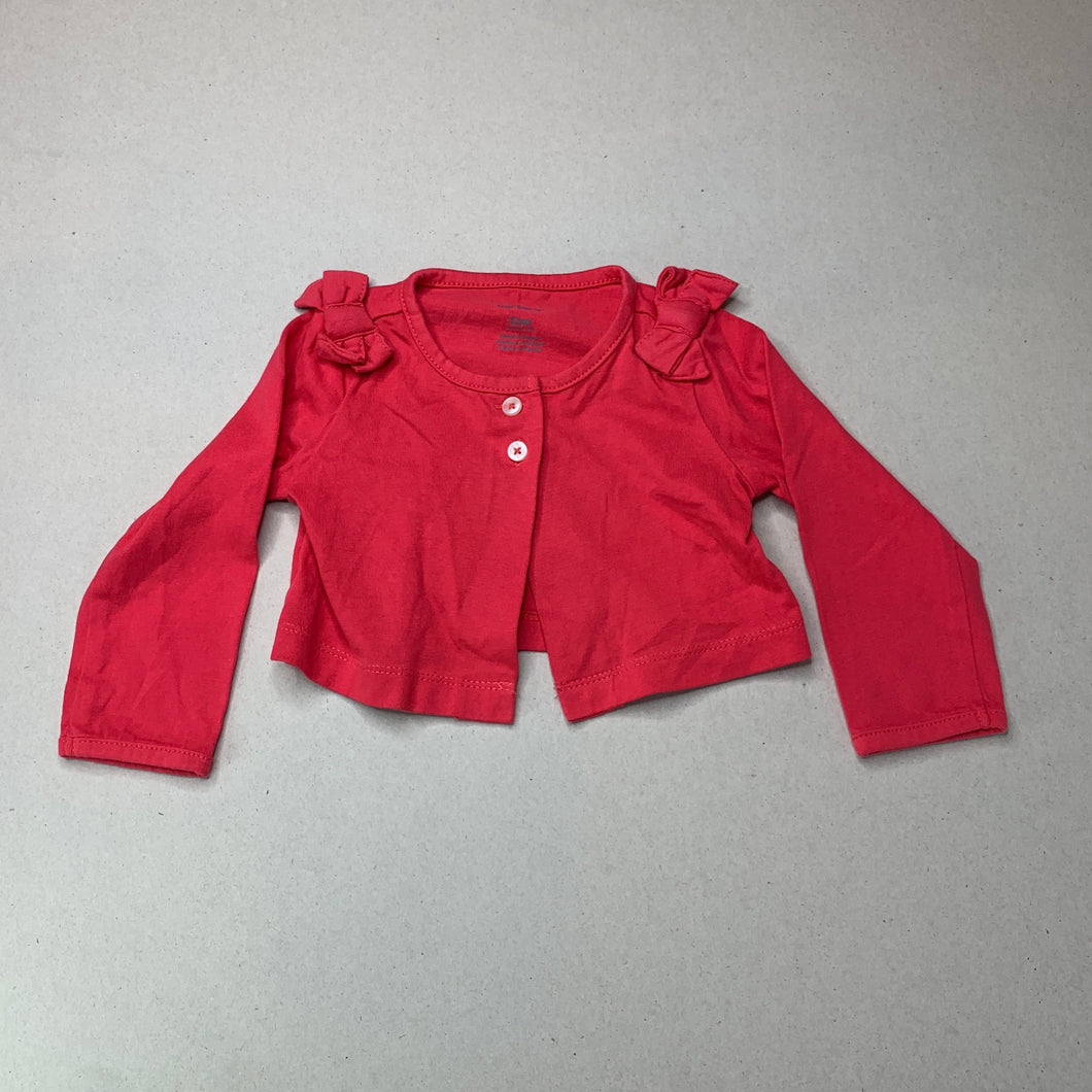 Girls Carters, lightweight cotton long sleeve top, EUC, size 12 months,  