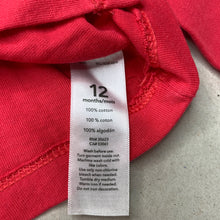 Load image into Gallery viewer, Girls Carters, lightweight cotton long sleeve top, EUC, size 12 months,  