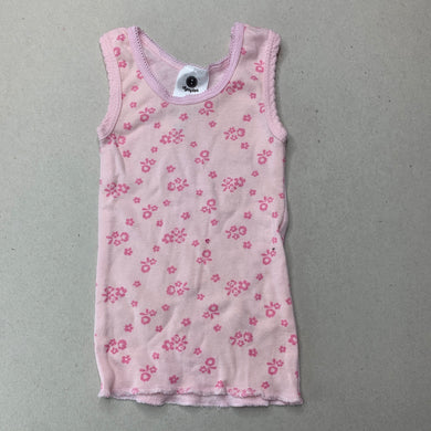 Girls Dymples, floral cotton singlet top, GUC, size 0000,  