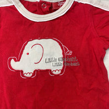 Load image into Gallery viewer, Boys Sprout, red cotton t-shirt / top, elephant, GUC, size 00,  