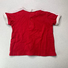 Load image into Gallery viewer, Boys Sprout, red cotton t-shirt / top, elephant, GUC, size 00,  