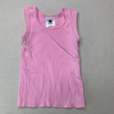 Girls Dymples, pink cotton singlet top, GUC, size 0000,  