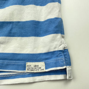 Boys Dymples, striped cotton polo top, FUC, size 0,  