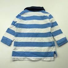 Load image into Gallery viewer, Boys Dymples, striped cotton polo top, FUC, size 0,  