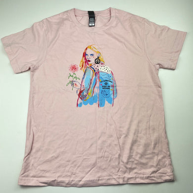 Girls Sportage Australia, pink cotton t-shirt / top, EUC, size 12,  