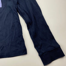 Load image into Gallery viewer, Girls Lily &amp; Dan, navy cotton long sleeve pyjama top, GUC, size 10,  