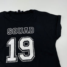 Load image into Gallery viewer, Girls Bardot Junior, black soft feel t-shirt / top, EUC, size 5,  