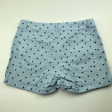 Load image into Gallery viewer, Girls Miss Understood, blue stretch cotton shorts, adjustable, GUC, size 14,  