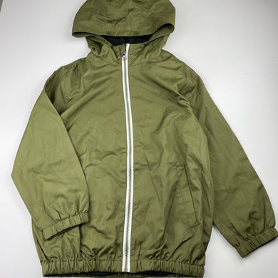 Boys Anko, khaki lightweight spray jacket / coat, EUC, size 7,  