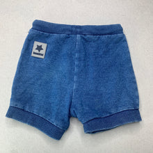 Load image into Gallery viewer, Boys Linzi Bambini, lightweight stretch denim shorts, elasticated, GUC, size 3 months,  