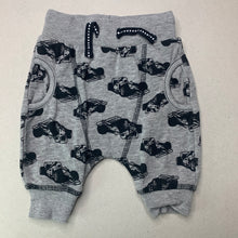 Load image into Gallery viewer, Boys Baby Berry, fleece lined pants / bottoms, racing cars, EUC, size 000,  
