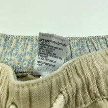 Load image into Gallery viewer, Boys Anko, linen / cotton pants, elasticated, Inside leg: 57.5cm, FUC, size 10,  