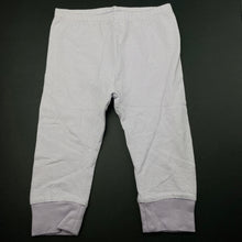 Load image into Gallery viewer, Girls Target, purple stripe stretchy leggings / bottoms, GUC, size 1,  