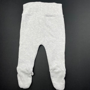 unisex Sprout, stretchy footed leggings / bottoms, EUC, size 0000,  