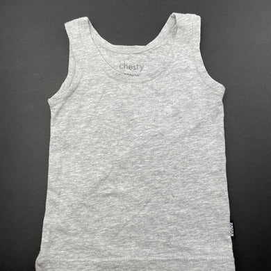 unisex Bonds, stretchy chesty singlet top, FUC, size 00,  
