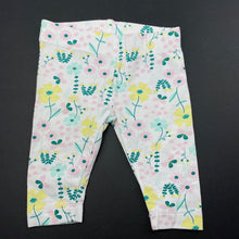 Load image into Gallery viewer, Girls Anko, stretchy floral leggings / bottoms, EUC, size 0000,  