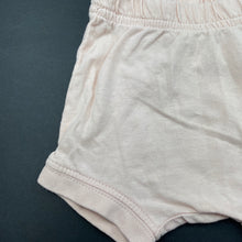 Load image into Gallery viewer, Girls Anko, pink cotton shorts, elasticated, FUC, size 000,  