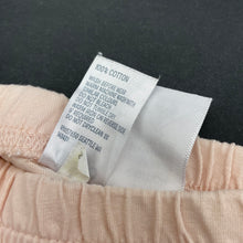 Load image into Gallery viewer, Girls Anko, pink cotton shorts, elasticated, FUC, size 000,  