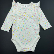 Load image into Gallery viewer, Girls Target, soft cotton ruffle romper, EUC, size 000,  