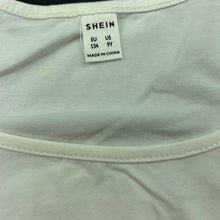 Load image into Gallery viewer, Girls SHEIN, stretchy cropped t-shirt / top, butterfly, EUC, size 9,  