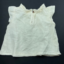 Load image into Gallery viewer, Girls Target, lightweight crinkle cotton top, GUC, size 1,  