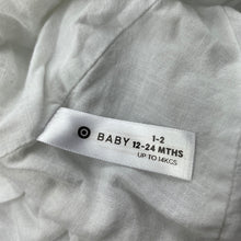 Load image into Gallery viewer, Girls Target, lined broderie cotton hat, EUC, size 1-2,  