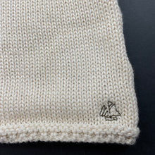 Load image into Gallery viewer, Girls Petit Bateau, knitted wool / cotton short sleeve dress, EUC, size 0, L: 41cm