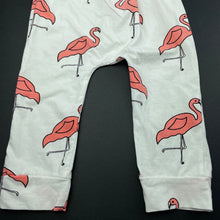 Load image into Gallery viewer, Girls stretchy, leggings / bottoms, flamingos, FUC, size 00,  