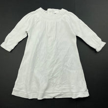 Load image into Gallery viewer, Girls Bonds, white soft cotton dress, FUC, size 000, L: 34cm