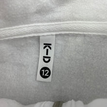 Load image into Gallery viewer, Girls KID, white fleece lined sweater / jumper, FUC, size 12,  