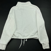 Load image into Gallery viewer, Girls KID, white fleece lined sweater / jumper, FUC, size 12,  