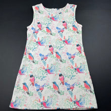 Load image into Gallery viewer, Girls Koton Kids, lightweight dress, birds, GUC, size 4-5, L: 53cm