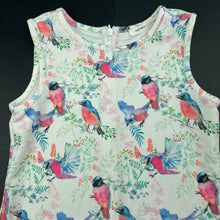Load image into Gallery viewer, Girls Koton Kids, lightweight dress, birds, GUC, size 4-5, L: 53cm