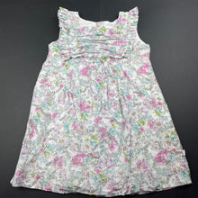 Load image into Gallery viewer, Girls Bebe by Minihaha, lined lightweight floral cotton dress, FUC, size 1, L: 43cm