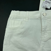 Load image into Gallery viewer, Girls Anko, white stretch denim skirt, adjustable, L: 33.5cm, NEW, size 12,  