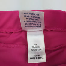 Load image into Gallery viewer, Girls Cancer Council, pink swim bottoms, elasticated, EUC, size 00