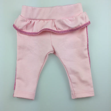 Girls Dymples, thick pink leggings / bottoms, elasticated, EUC, size 000