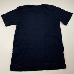 Boys Anko, navy cotton t-shirt / top, EUC, size 7,  