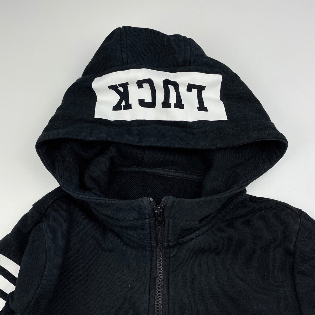 Black zip up sweater hotsell no hood