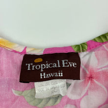 Load image into Gallery viewer, Girls Tropical Eve, authentic Hawaiian cotton dress, armpit to armpit: 31cm, GUC, size 4, L: 55cm