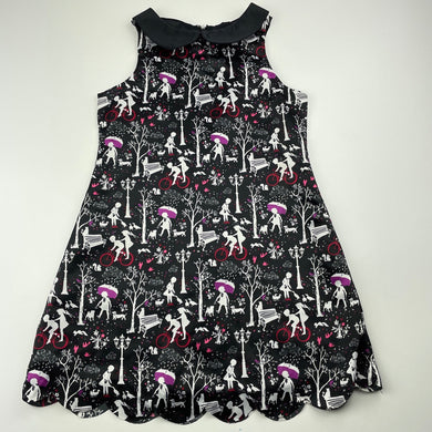 Girls Gumboots, lined lightweight party dress, no size, armpit to armpit: 30cm, GUC, size 4-5, L: 55cm
