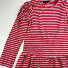 Load image into Gallery viewer, Girls Hail, red &amp; grey stretchy casual dress, no size, armpit to armpit: 32.5cm, GUC, size 6-7, L: 63cm