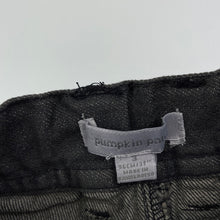 Load image into Gallery viewer, Boys Pumpkin Patch, grey denim jeans, adjustable, Inside leg: 38.5cm, FUC, size 3,  