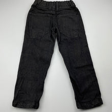 Load image into Gallery viewer, Boys Pumpkin Patch, grey denim jeans, adjustable, Inside leg: 38.5cm, FUC, size 3,  