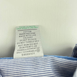 Boys Target, striped lightweight cotton short sleeve shirt, EUC, size 7,  